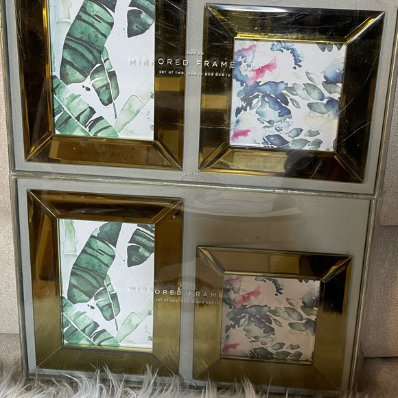 NWT FOUR bundle gold mirror picture frames 2 sets frames brand new price final - Picture 9 of 12